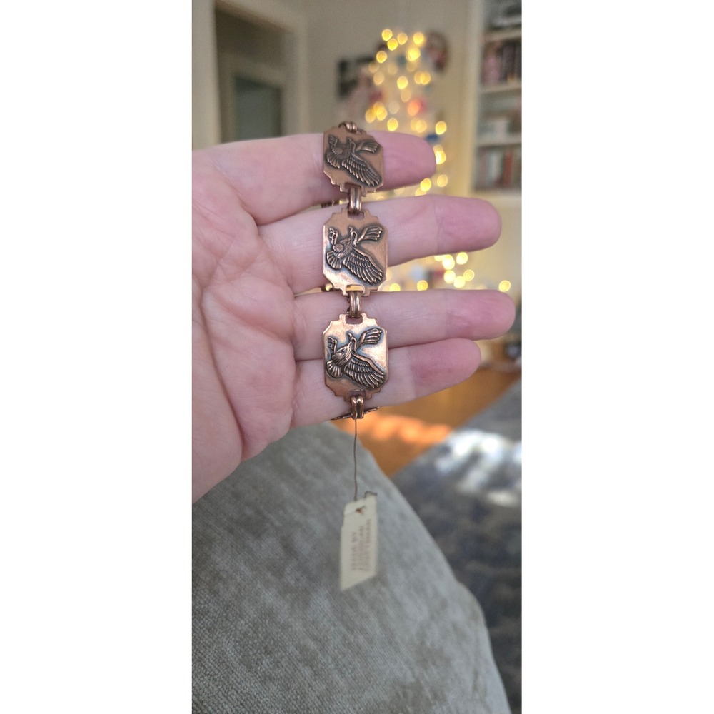 Sunrise Copper Eagle Bracelet Southwestern Native NOS